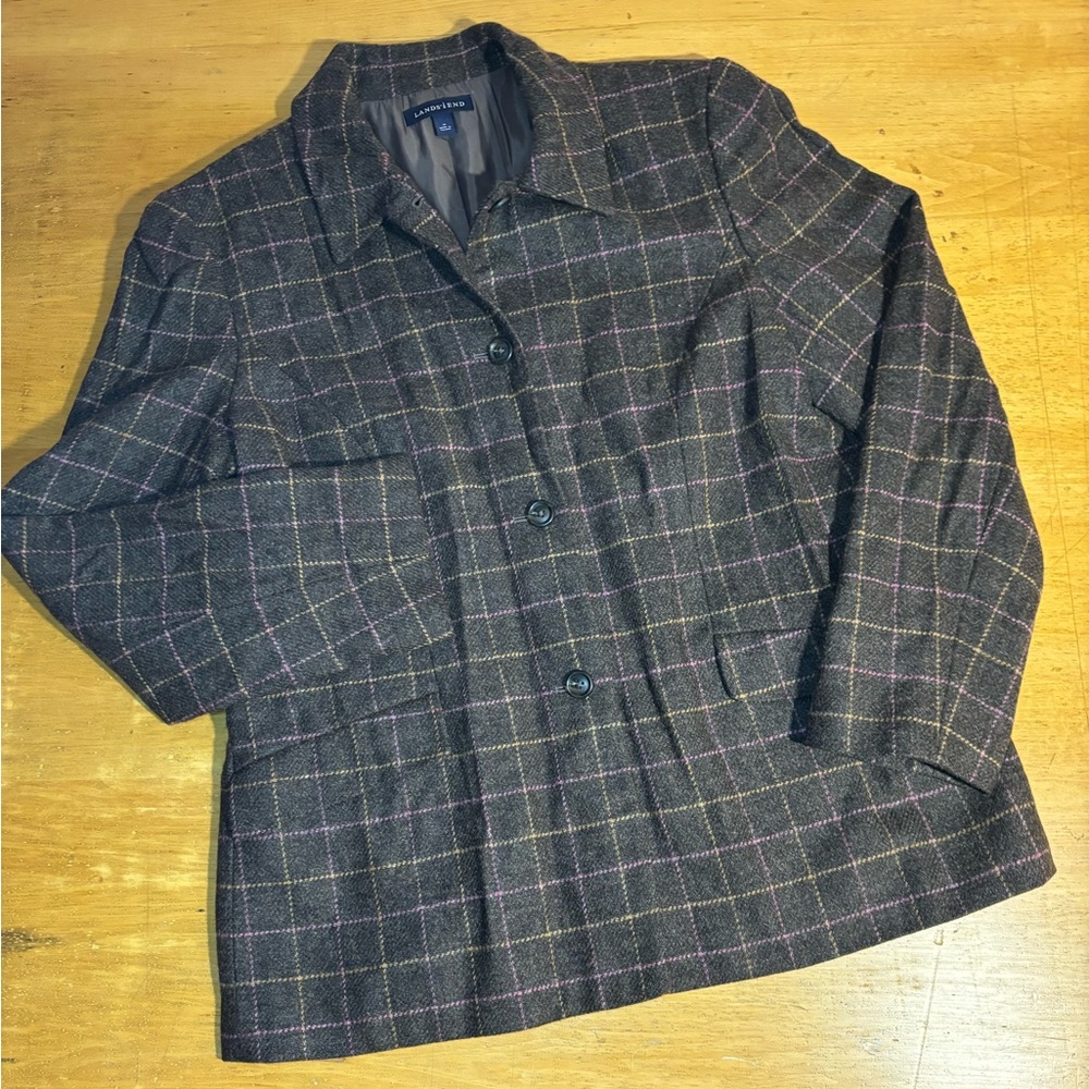 LL Bean Woman’s Wool Suit Jacket - Picture 1 of 8